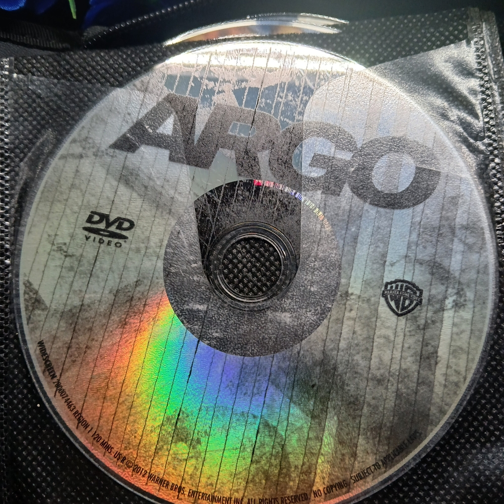 Warner Bros. Argo DVD - Silver with Rainbow Hues